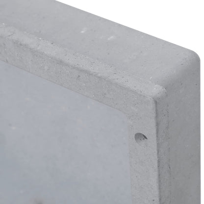 Shower Niche Matt Grey 41x36x10 cm