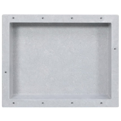 Shower Niche Matt Grey 41x51x10 cm