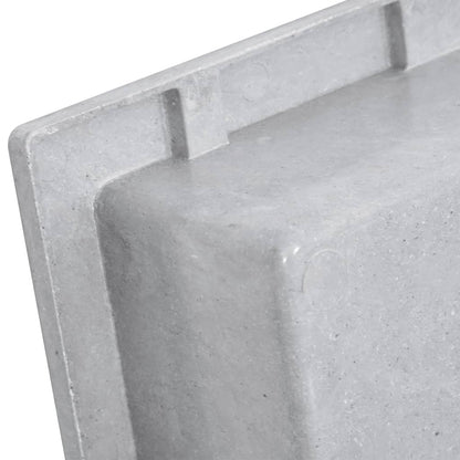 Shower Niche Matt Grey 41x51x10 cm