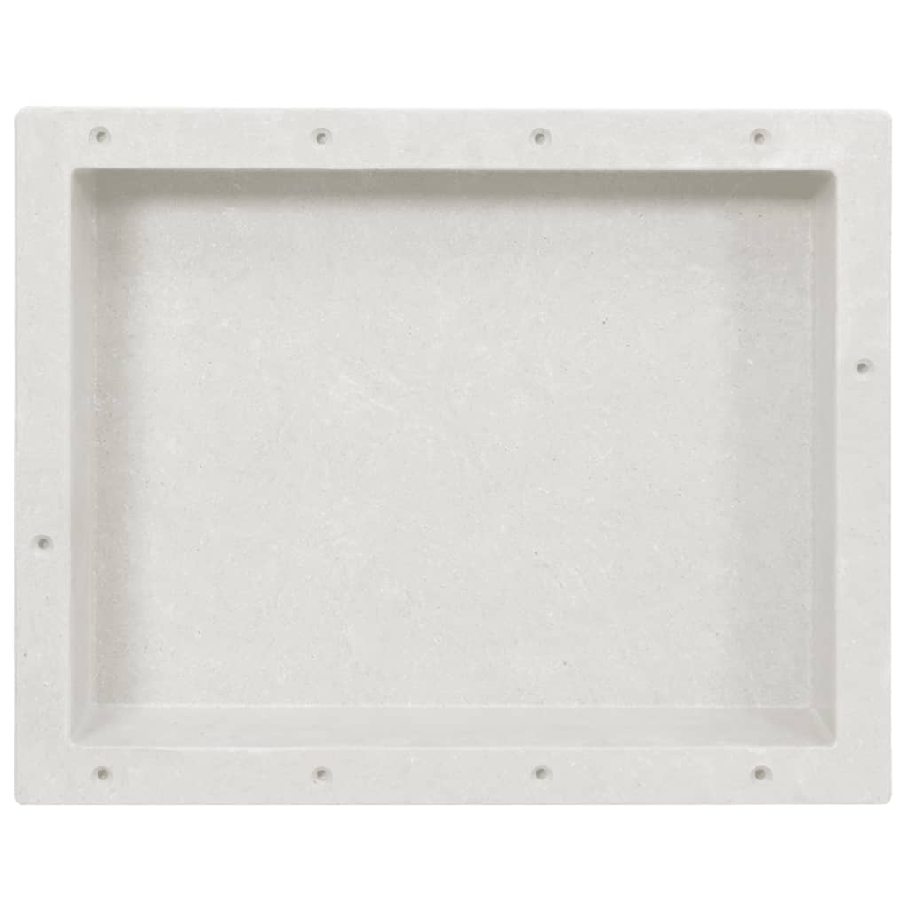 Shower Niche Matt White 41x51x10 cm