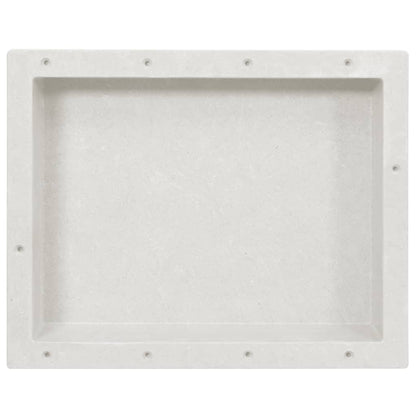 Shower Niche Matt White 41x51x10 cm
