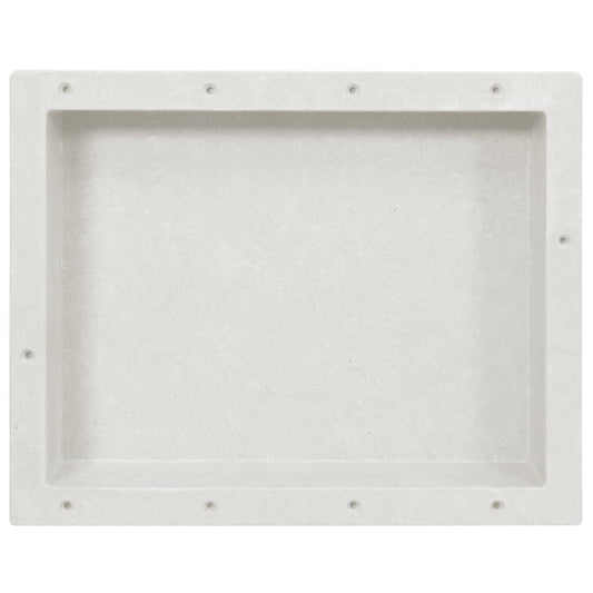 Shower Niche Matt White 41x51x10 cm