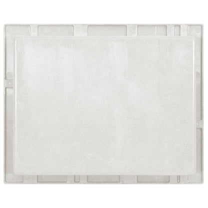 Shower Niche Matt White 41x51x10 cm
