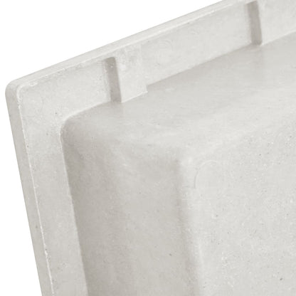 Shower Niche Matt White 41x51x10 cm