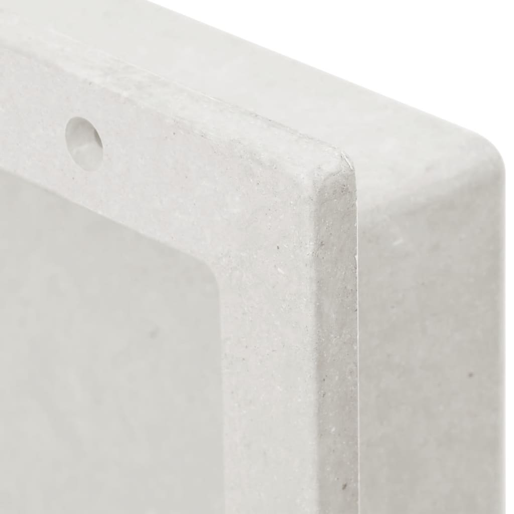 Shower Niche Matt White 41x51x10 cm