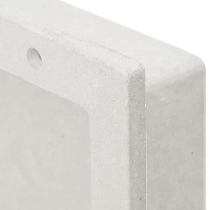Shower Niche Matt White 41x51x10 cm
