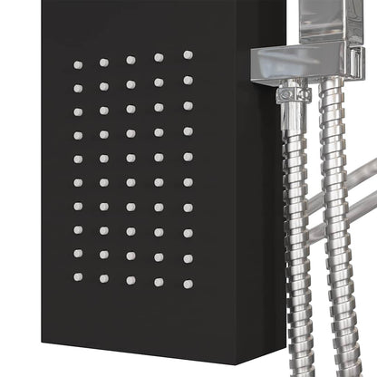 Shower Panel System Aluminium Black