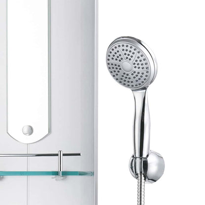 151421 vidaXL Shower Panel Unit 25x43x110 cm Silver