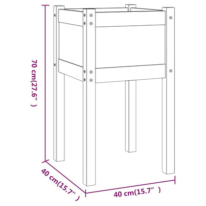 Garden Planter 50x50x70 cm Solid Pinewood