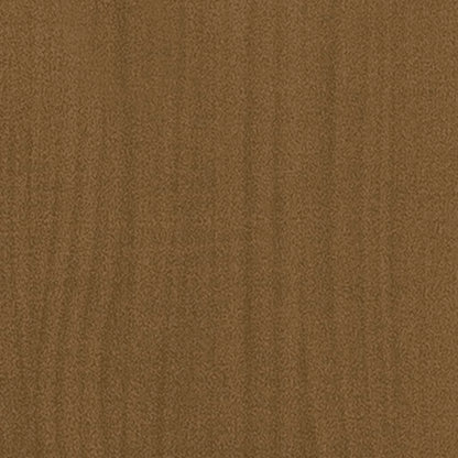 Garden Planters 2 pcs Honey Brown 50x50x70 cm Solid Pinewood