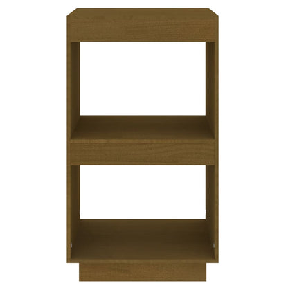 Book Cabine Honey Brown 40x35x71 cm Solid Pinewood