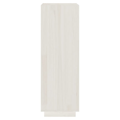 Book Cabinet/Room Divider White 40x35x103 cm Solid Pinewood