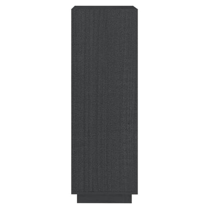 Book Cabinet/Room Divider Grey 40x35x103 cm Solid Pinewood