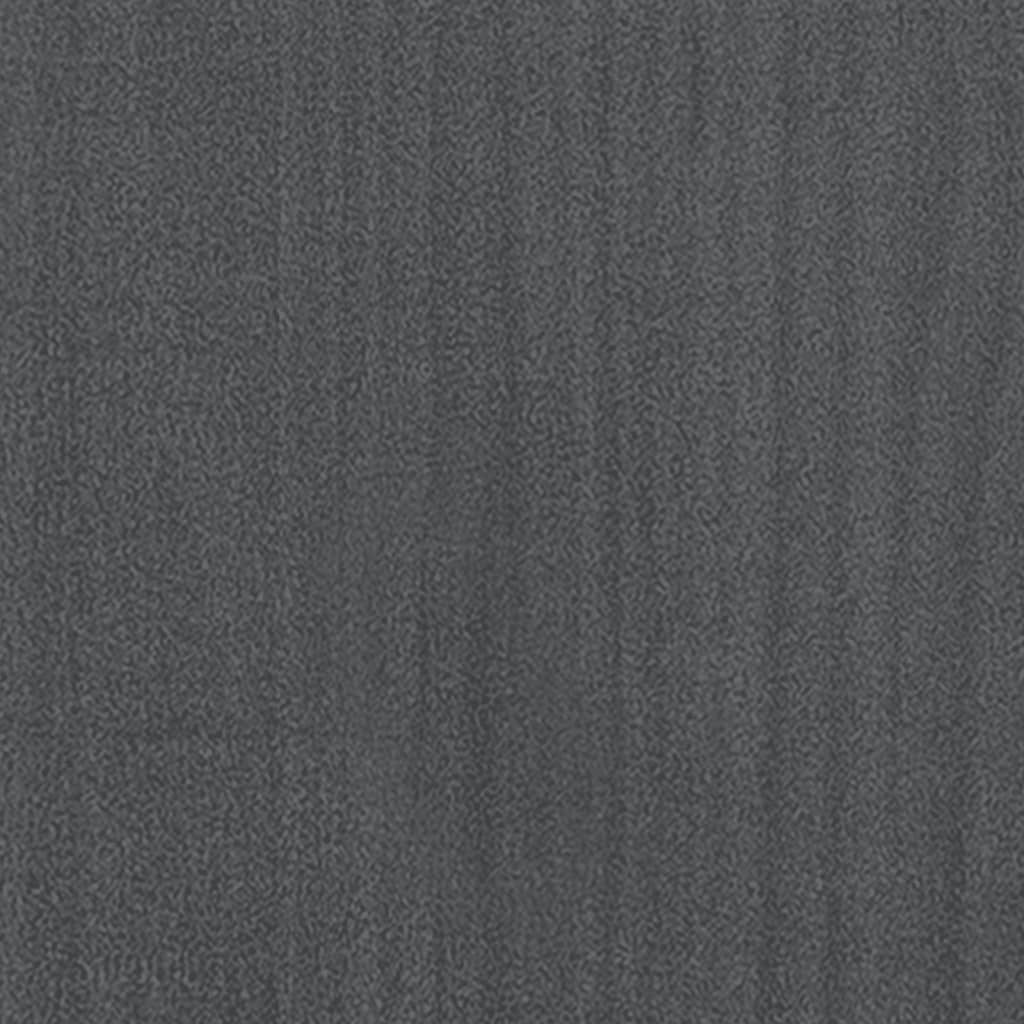 Book Cabinet/Room Divider Grey 40x35x103 cm Solid Pinewood