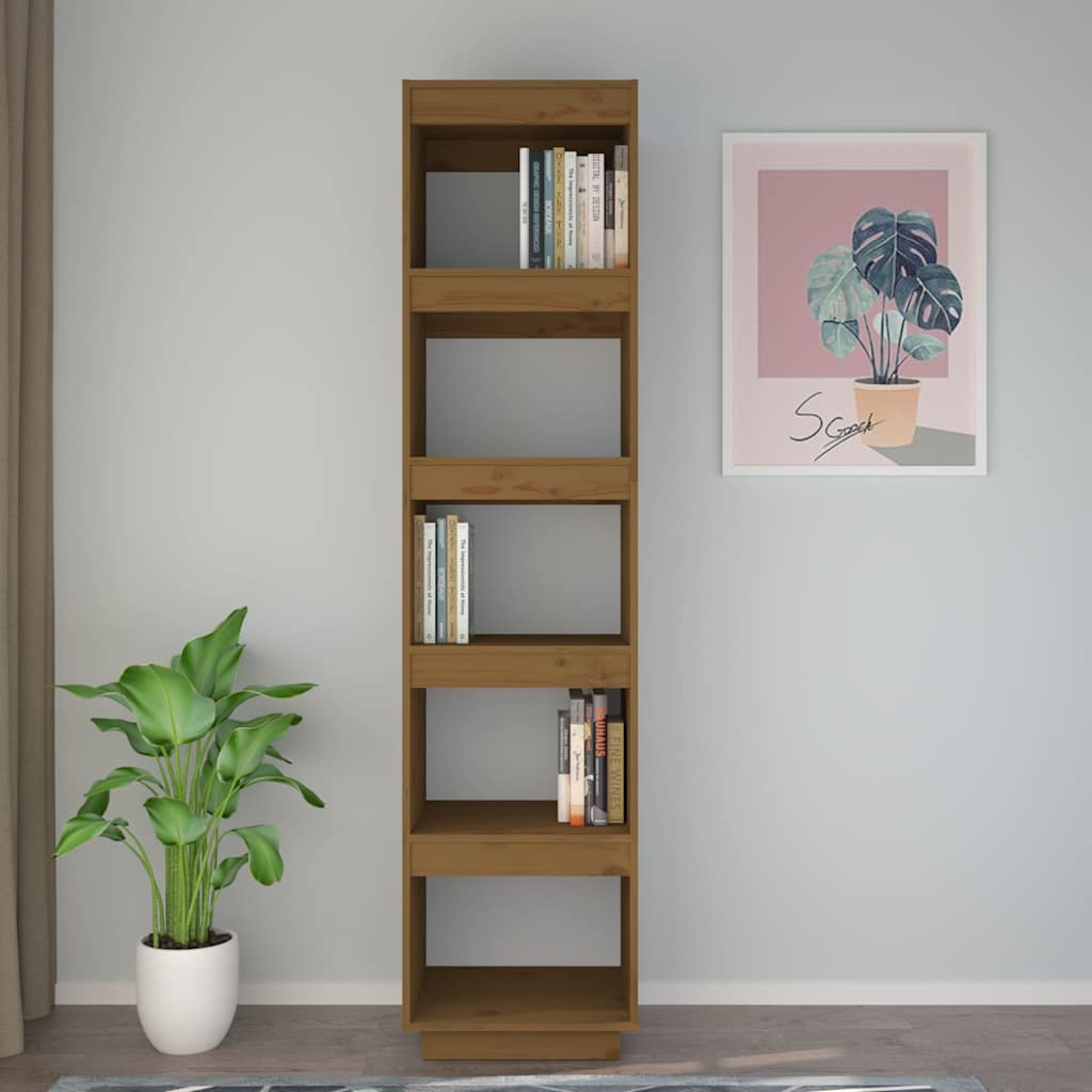 Book Cabinet/Room Divider Honey Brown 40x35x167 cm