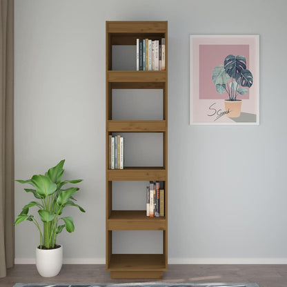 Book Cabinet/Room Divider Honey Brown 40x35x167 cm