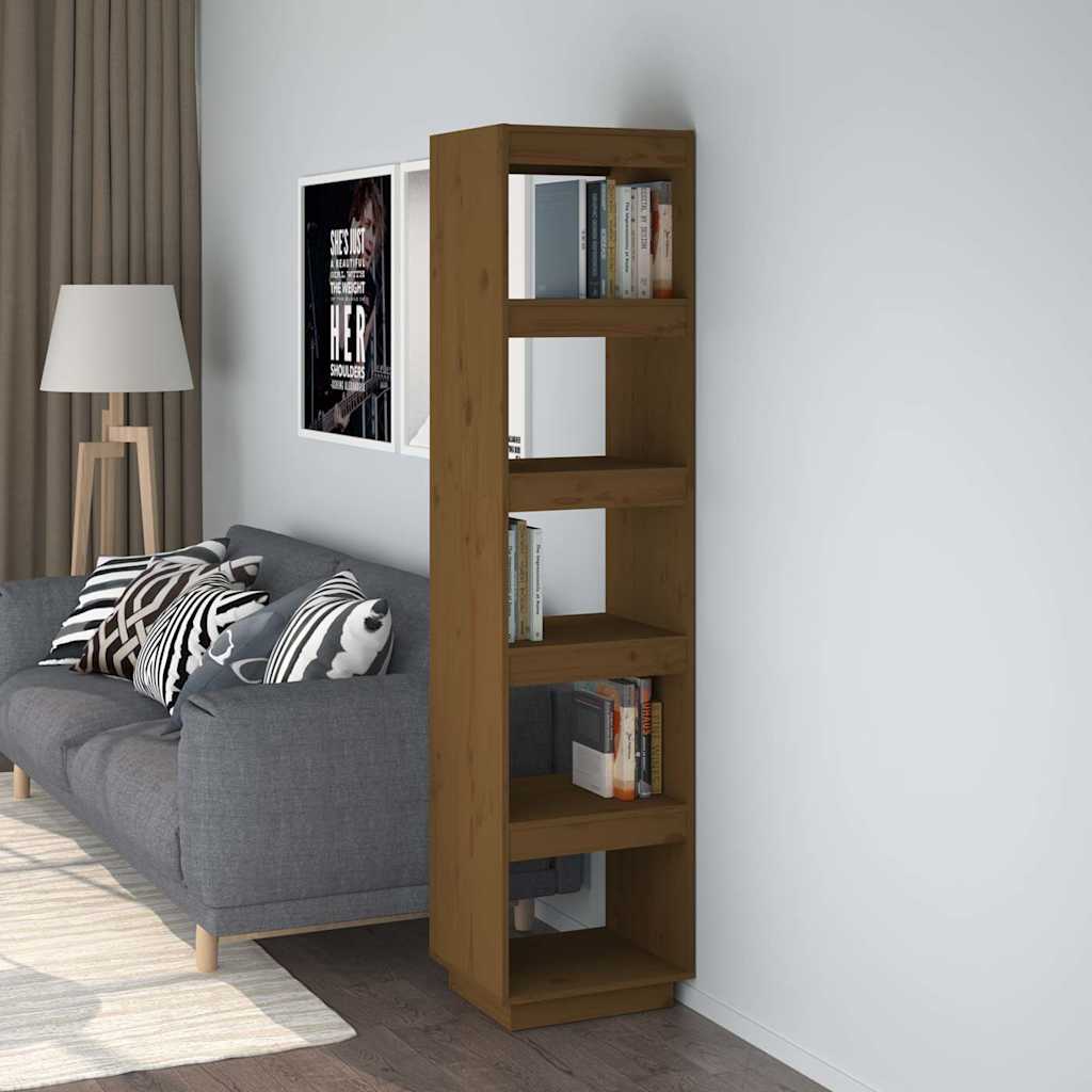 Book Cabinet/Room Divider Honey Brown 40x35x167 cm