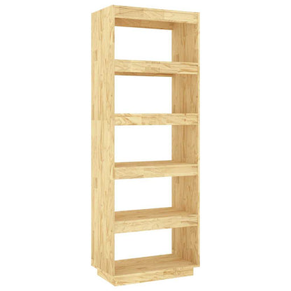 Book Cabinet/Room Divider 60x35x167 cm Solid Wood Pine