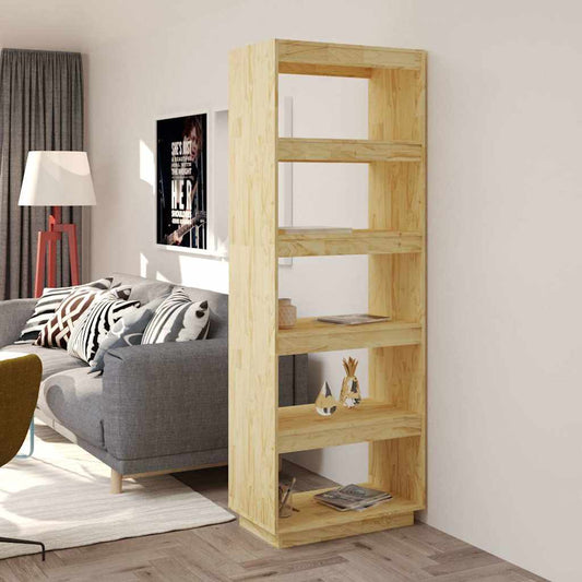 Book Cabinet/Room Divider 60x35x167 cm Solid Wood Pine