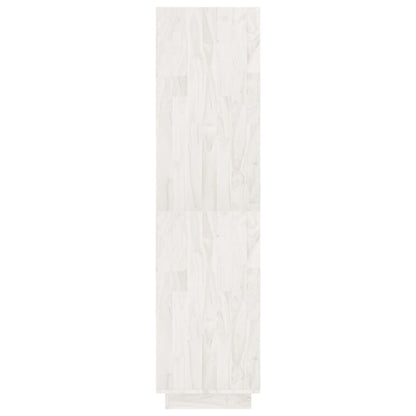 Book Cabinet/Room Divider White 80x35x135 cm Solid Pinewood