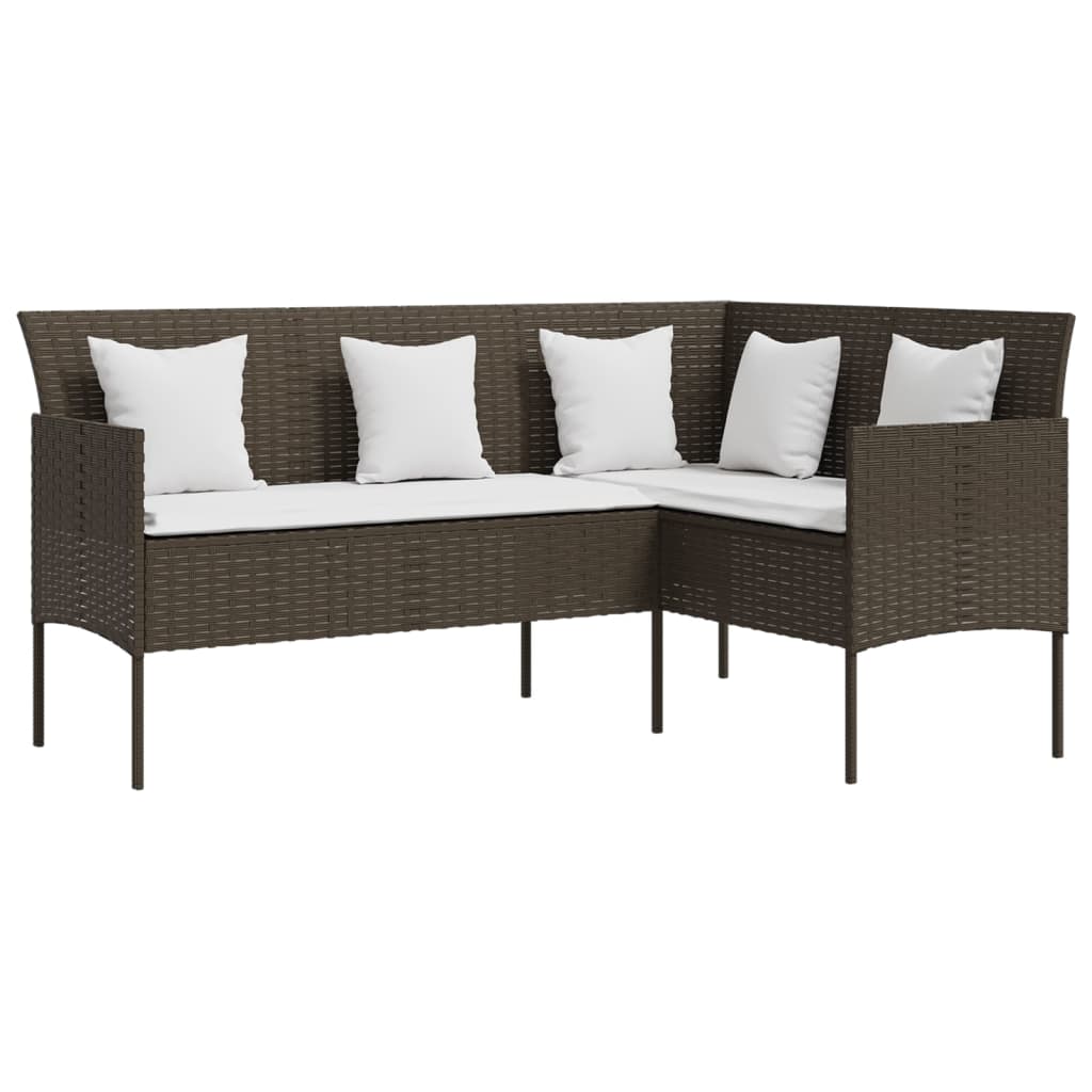 Couch Sofa Set | Brown, Cream White