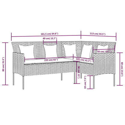 Couch Sofa Set | Black, Cream White