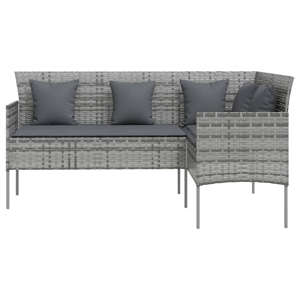 Couch Sofa Set | Grey | PE Rattan | Large | Modular | Couch Sofa Set
