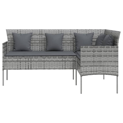 Couch Sofa Set | Grey | PE Rattan | Large | Modular | Couch Sofa Set