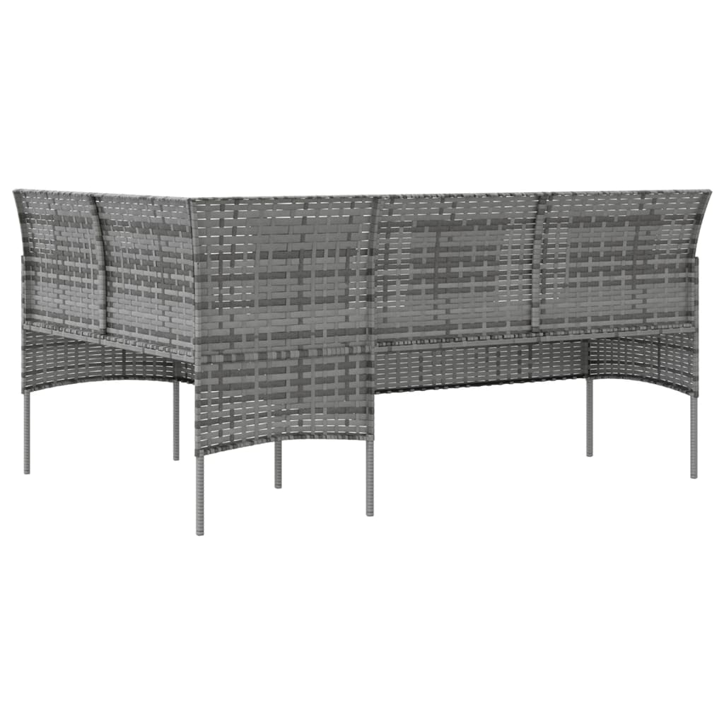Couch Sofa Set | Grey | PE Rattan | Large | Modular | Couch Sofa Set