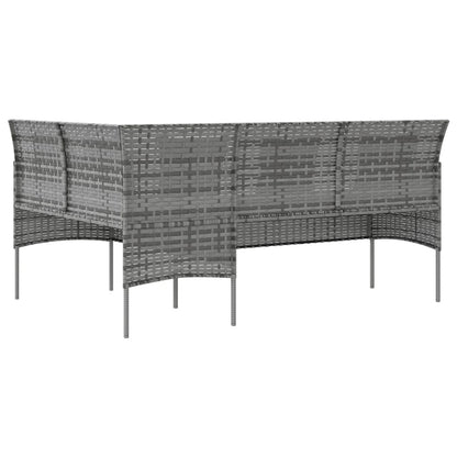 Couch Sofa Set | Grey | PE Rattan | Large | Modular | Couch Sofa Set