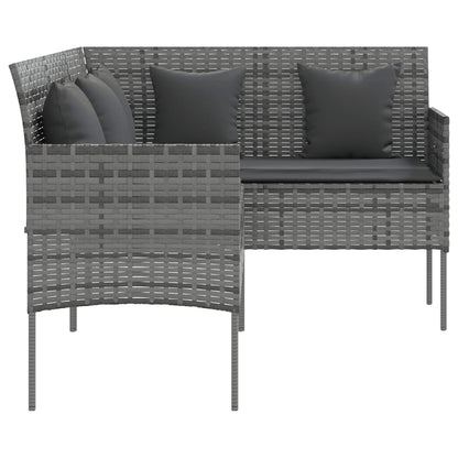 Couch Sofa Set | Grey | PE Rattan | Large | Modular | Couch Sofa Set