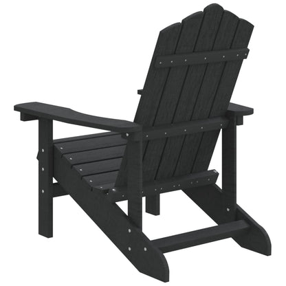 Garden Chair | Anthracite | HDPE | Medium | Durable | Adirondack Chair