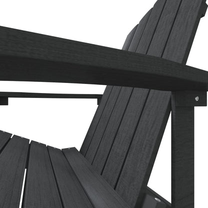 Garden Chair | Anthracite | HDPE | Medium | Durable | Adirondack Chair