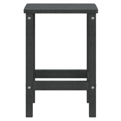 Garden Adirondack Table Anthracite 38x38x46 cm HDPE