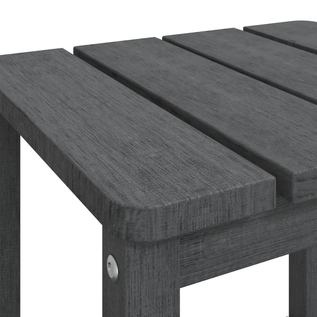 Garden Adirondack Table Anthracite 38x38x46 cm HDPE