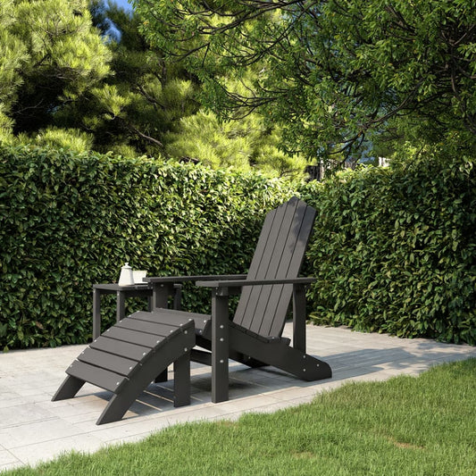 Garden Chair | Anthracite | HDPE | Standard Size | Detachable