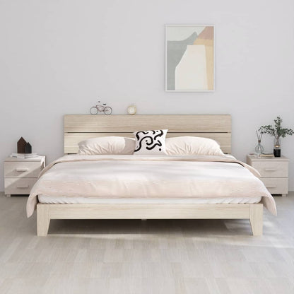Bedside Cabinets HAMAR 2 pcs White 40x35x44.5 cm Solid Wood