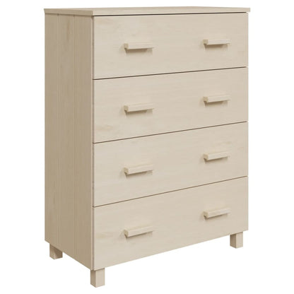 Sideboard HAMAR Honey Brown 79x40x103.5 cm Solid Wood Pine