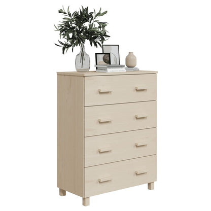 Sideboard HAMAR Honey Brown 79x40x103.5 cm Solid Wood Pine