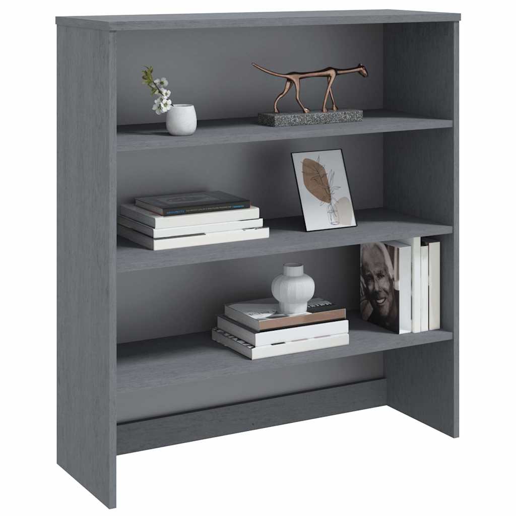 Top for Highboard"HAMAR" Dark Grey 90x30x100cm Solid Wood Pine