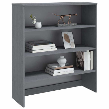 Top for Highboard"HAMAR" Dark Grey 90x30x100cm Solid Wood Pine