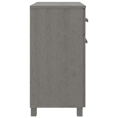 Sideboard HAMAR Light Grey 79x40x80 cm Solid Wood Pine