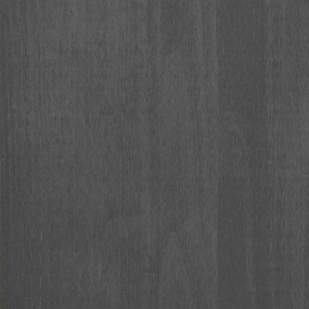 Sideboard "HAMAR" Dark Grey 113x40x80 cm Solid Wood Pine