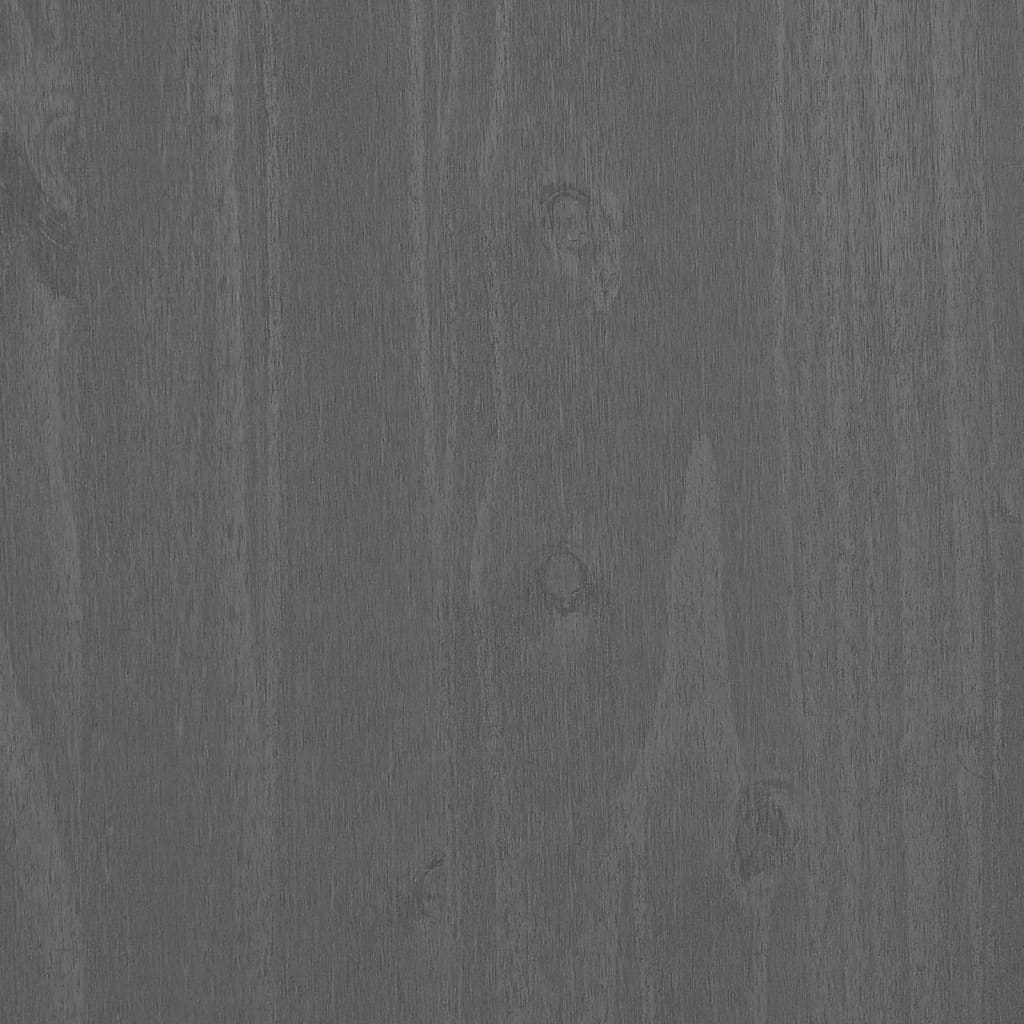 Sideboard HAMAR Light Grey 113x40x80 cm Solid Wood Pine