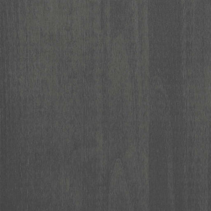 TV Cabinet HAMAR Dark Grey 158x40x40 cm Solid Wood Pine