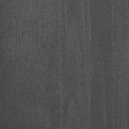 TV Cabinet "HAMAR" Dark Grey 158x40x40 cm Solid Wood Pine