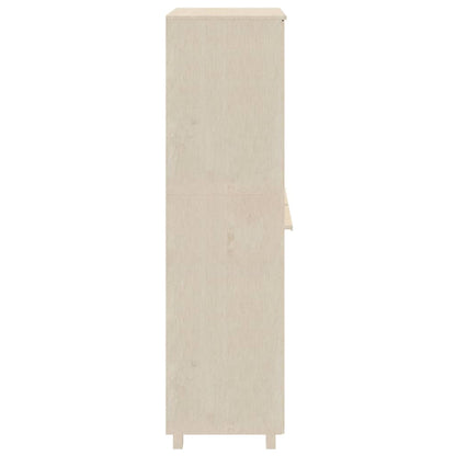 Wardrobe HAMAR Honey Brown 89x50x180 cm Solid Wood Pine