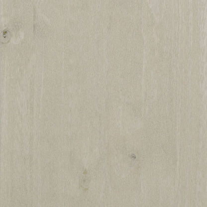 Wardrobe HAMAR White 89x50x180 cm Solid Wood Pine