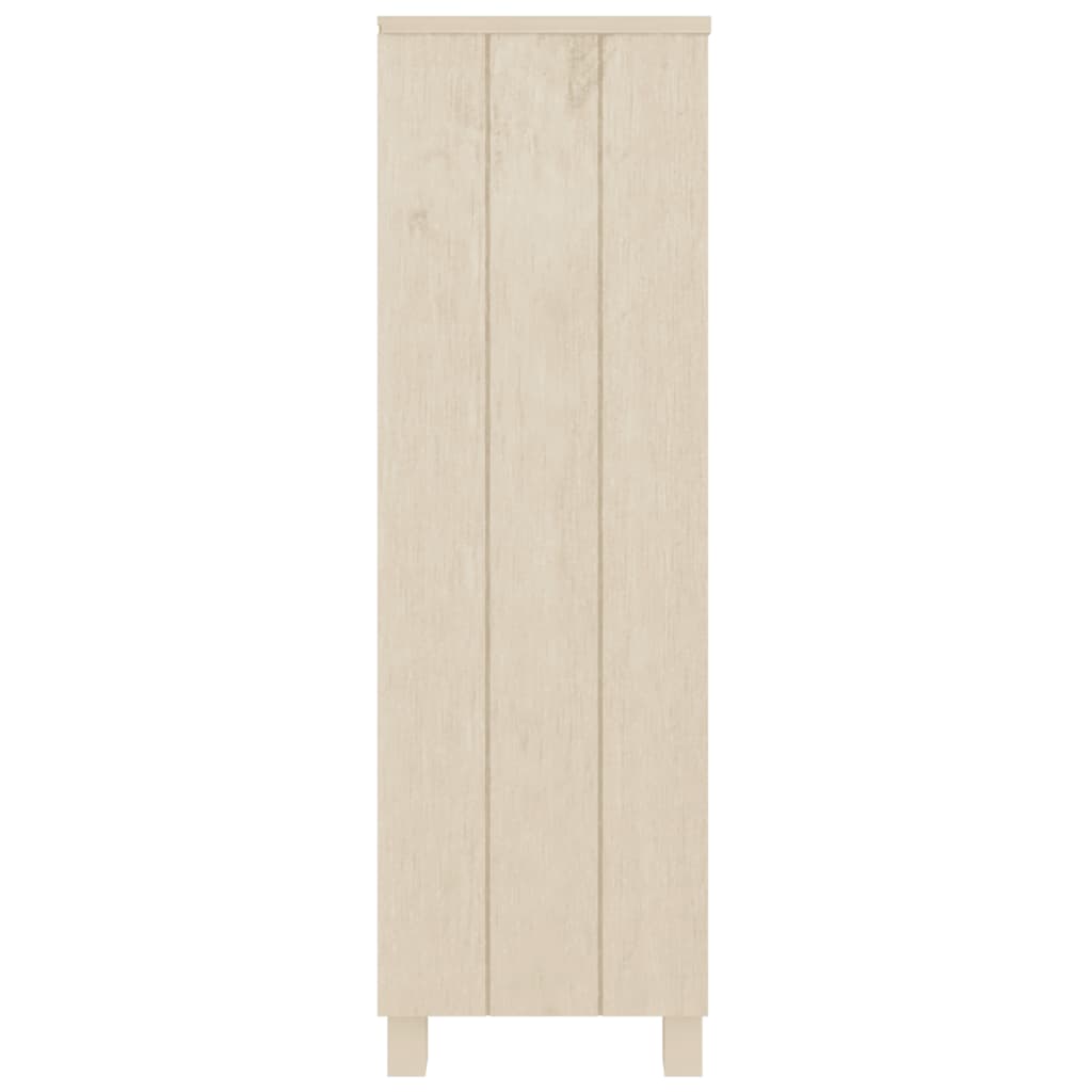 Book Cabinet HAMAR Honey Brown 85x35x112 cm Solid Wood Pine