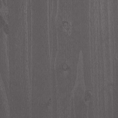 Highboard "HAMAR" Light Grey 60x35x180 cm Solid Wood Pine